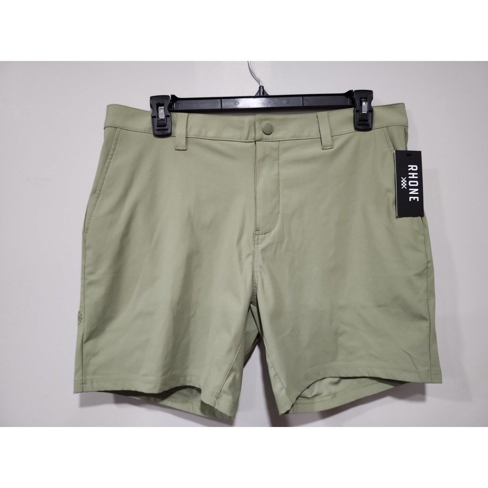 Rhone NWT Shorts 7" Commuter Shorts Mens 36 Sage Green Performance Stretch New